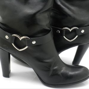 Boot Straps Heart Pair Women's Shoe Accent